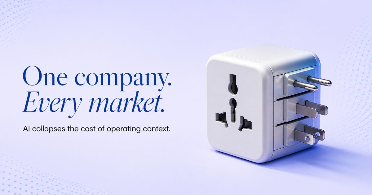 1200x630 social preview for AI Will Let India Export Consumer Companies